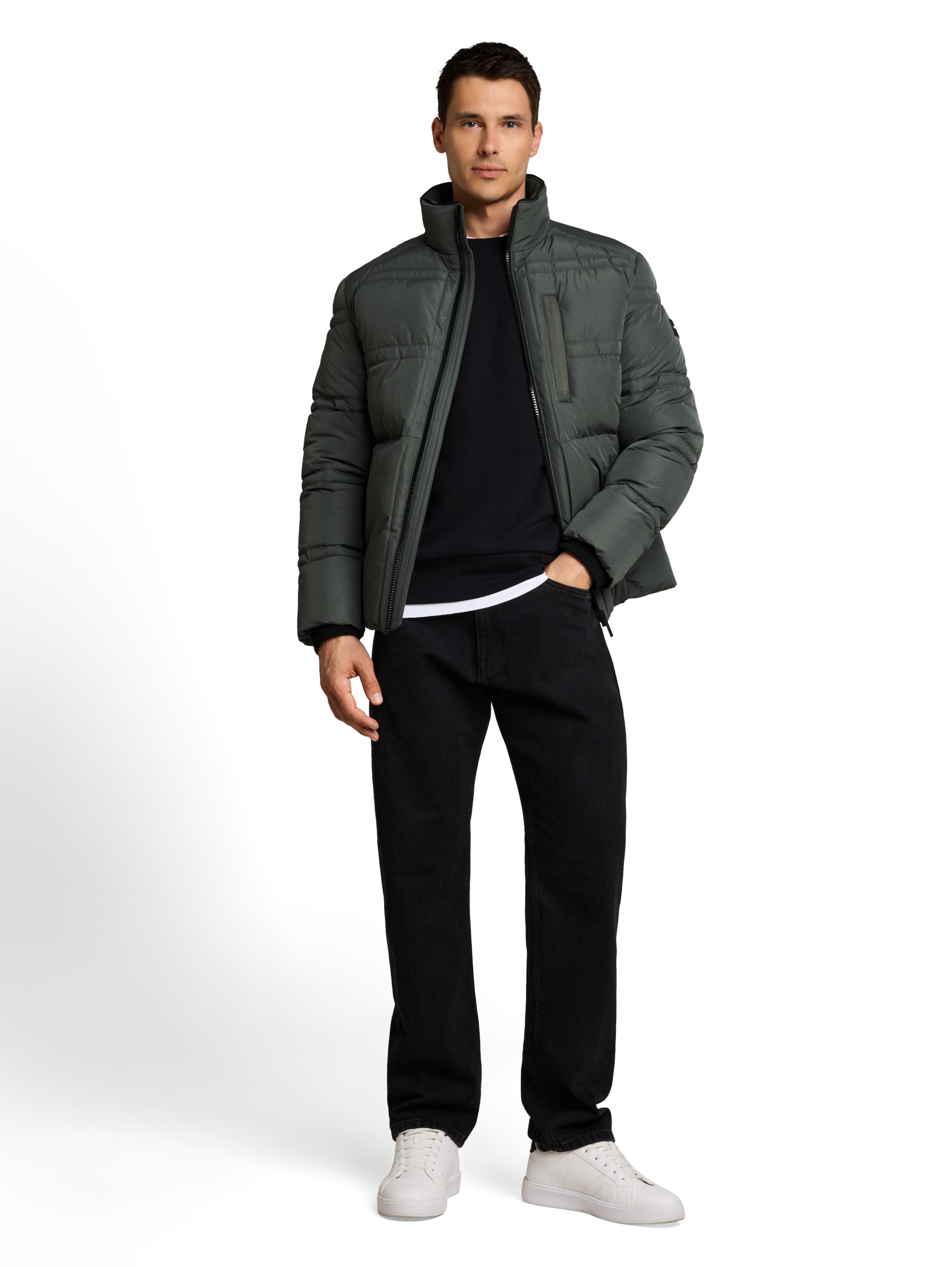 TOM TAILOR Winter jacket in Green