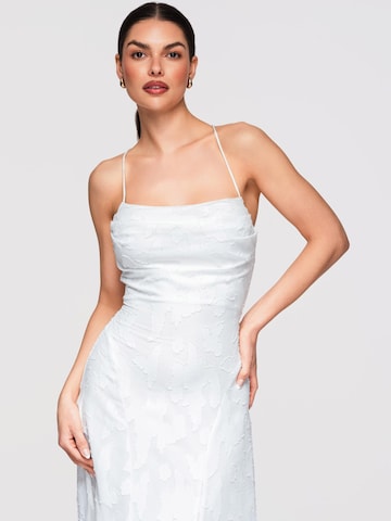 Robe de soirée Ombre en blanc