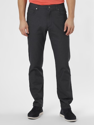 bugatti Regular Pants in Grey: front