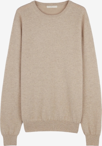 GOBI Cashmere Trui in Beige: voorkant