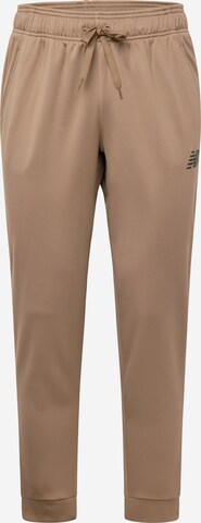 Pantalon de sport 'Tenacity' new balance en beige : devant