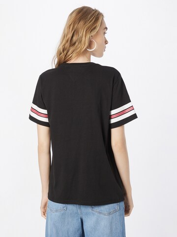 Tommy Jeans Shirt 'Collegiate' in Black