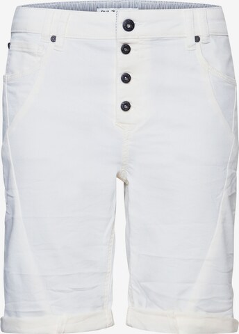 PULZ Jeans Regular Pants 'Rosita' in White: front