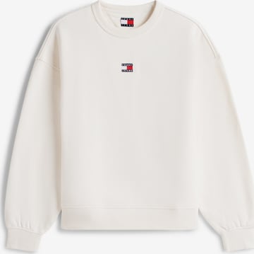 Tommy Jeans Суичър в бяло: отпред