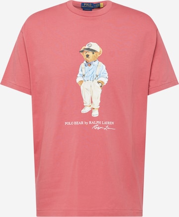 Polo Ralph Lauren Футболка в Ярко-розовый: спереди