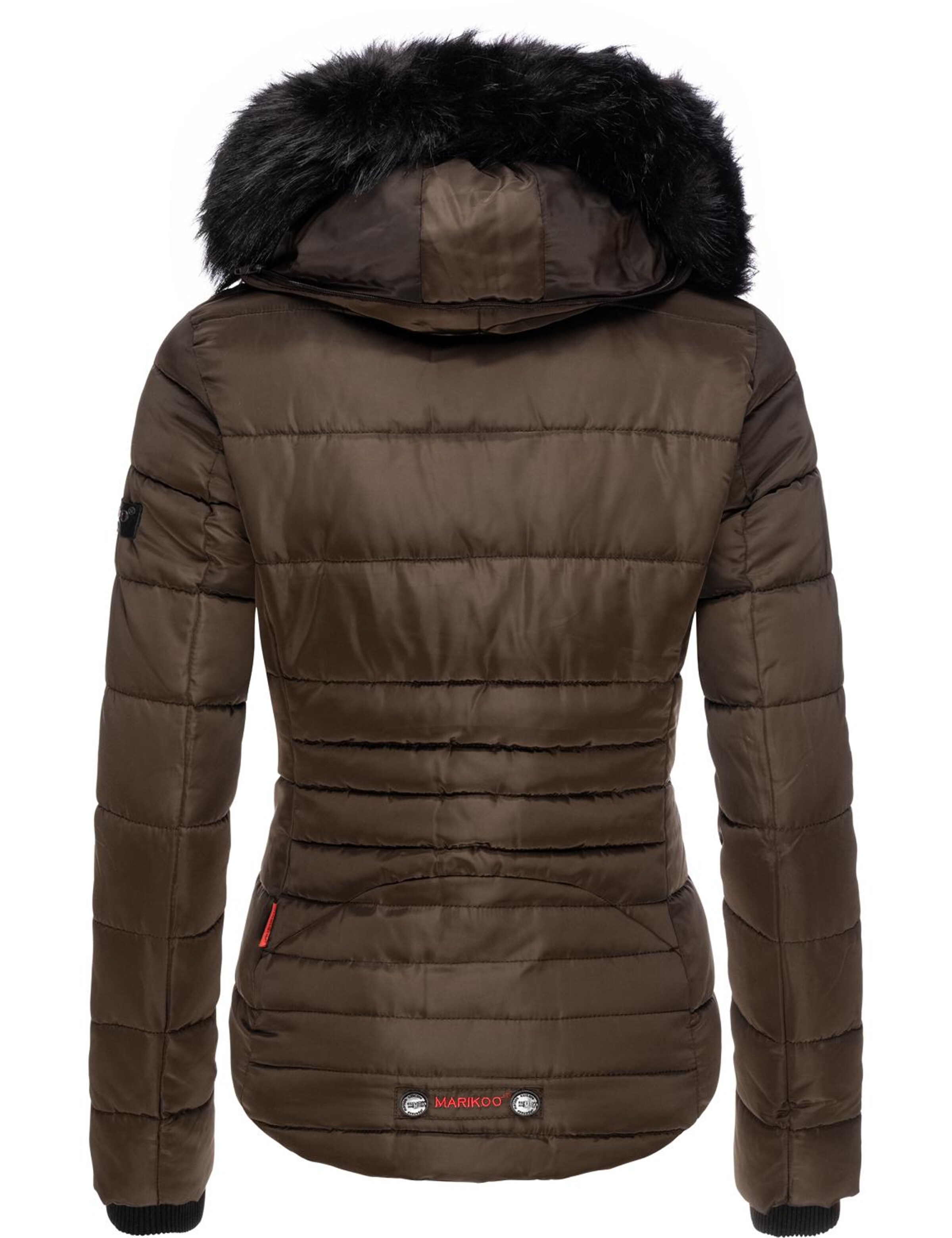 MARIKOO Winter jacket 'Lotusblüte' in Brown