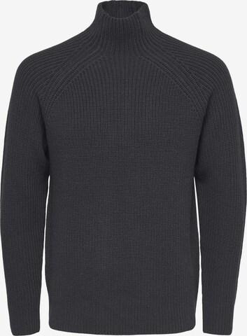 SELECTED HOMME Sweater in Black: front