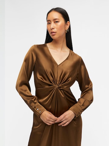 Robe de cocktail OBJECT en marron