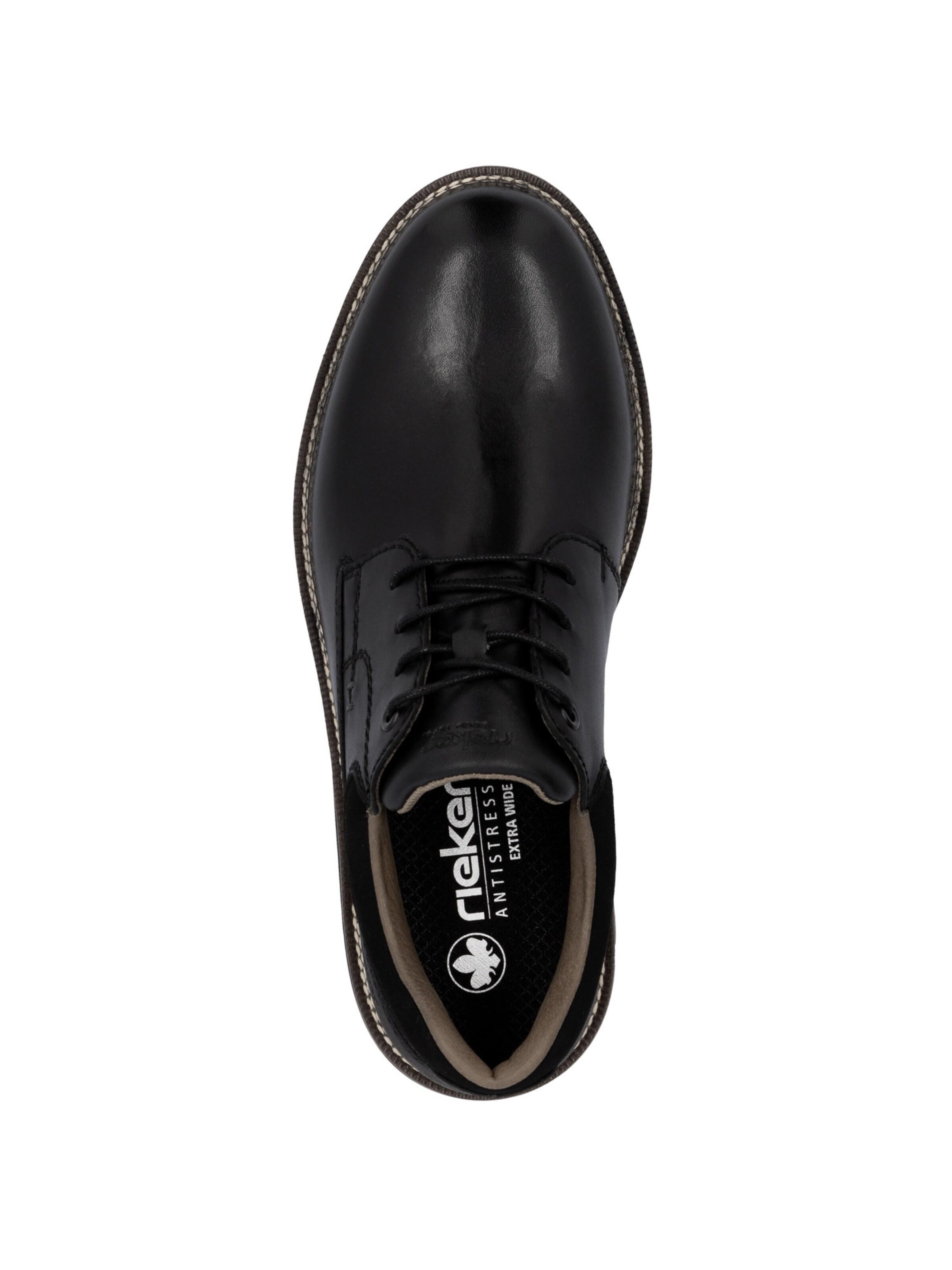 Rieker - Sapato com atacadores em preto