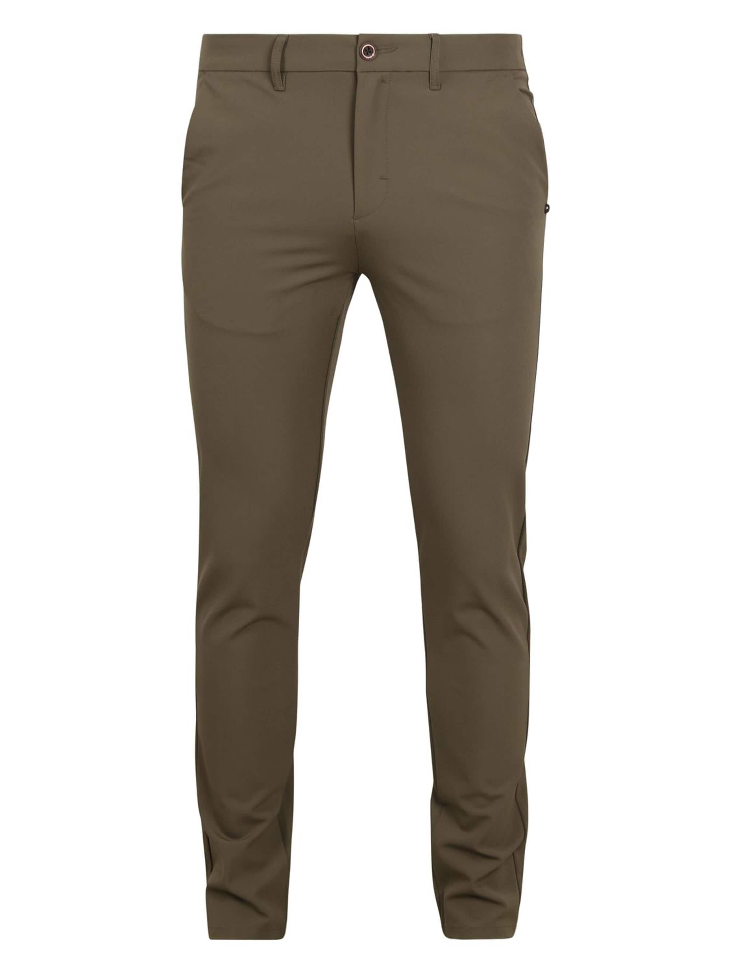 No Excess Regular Chino trousers in Green: front