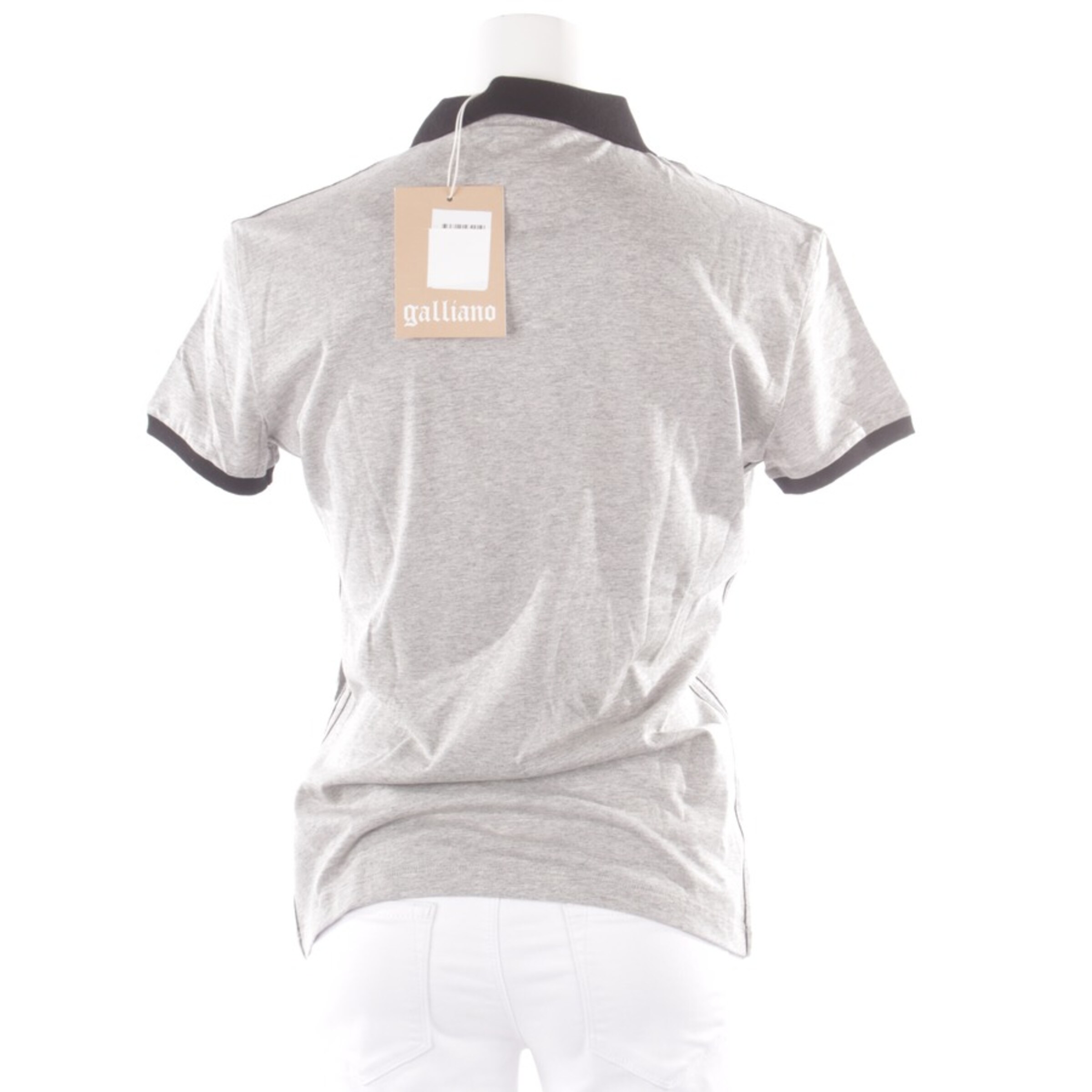 John Galliano Poloshirt M in Grau