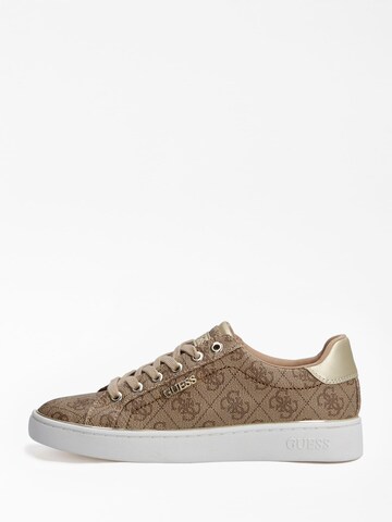Sneaker bassa 'Beckie' di GUESS in beige