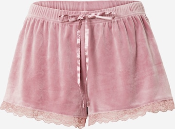 Pantaloncini da pigiama di Hunkemöller in rosa: frontale