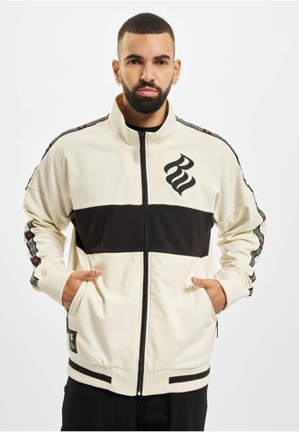 Veste mi-saison 'Wythe Track' ROCAWEAR en blanc : devant