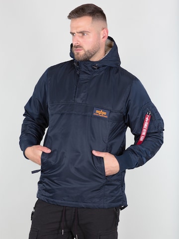 Regular fit Geacă de primăvară-toamnă 'HPO Anorak' de la ALPHA INDUSTRIES pe albastru