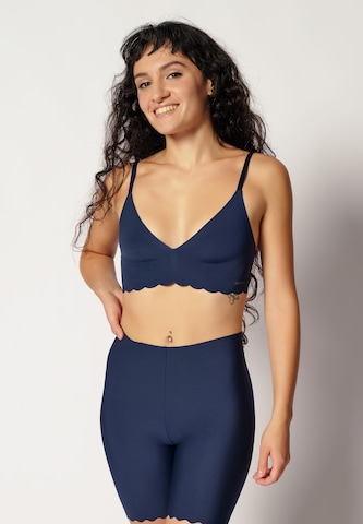 Skiny Triangel BH in Blauw