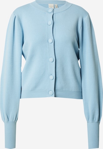 Y.A.S Knit Cardigan 'Fonny' in Blue: front