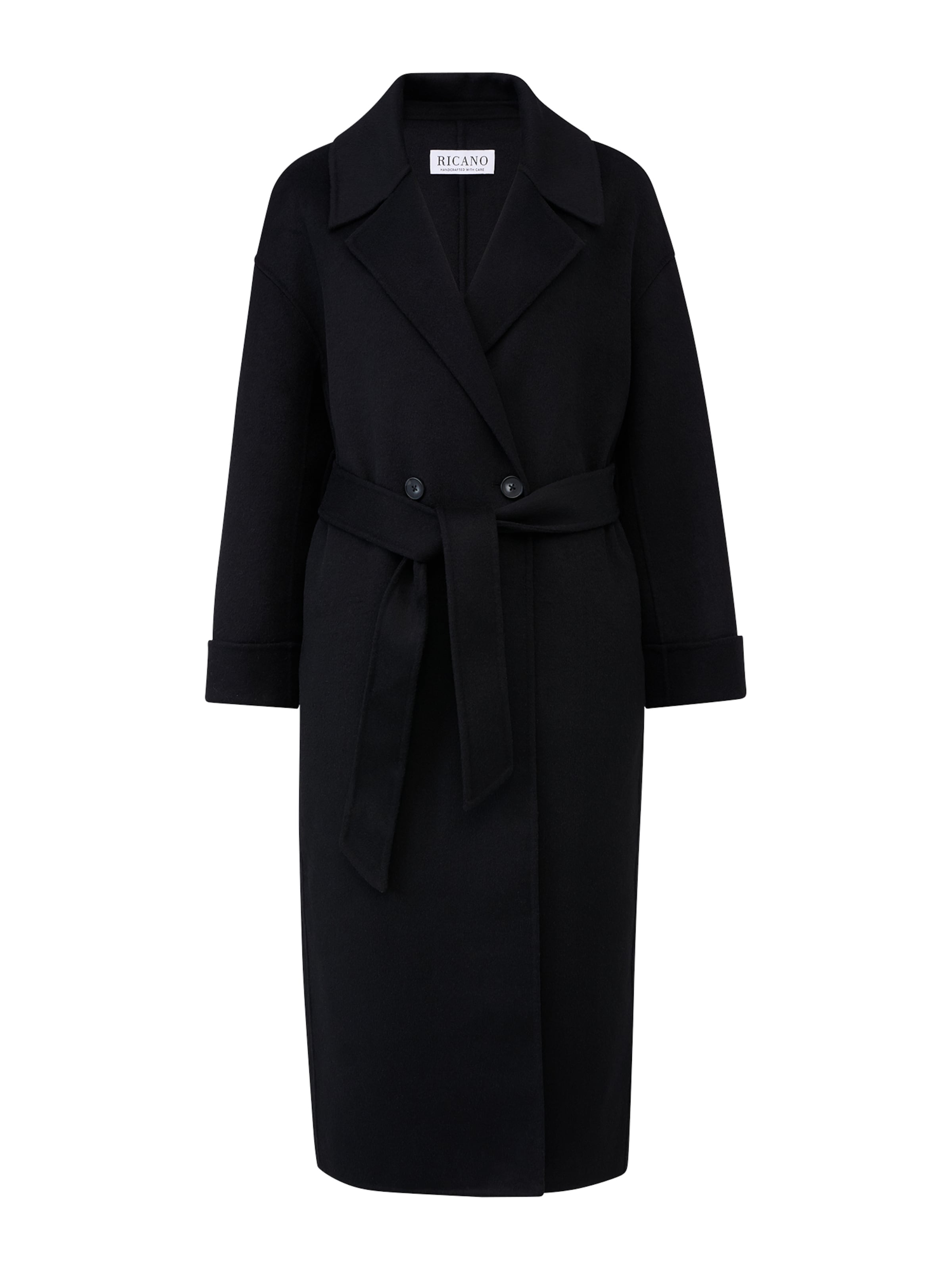 Cappotto di mezza stagione 'Elodie' di RICANO in nero: frontale