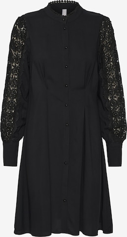 Robe-chemise 'Benton' CULTURE en noir : devant