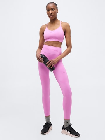 NIKE Korzet Športová podprsenka - Ružová