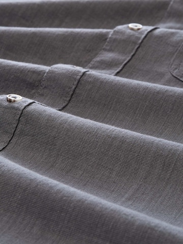 TOM TAILOR Regular Fit Hemd in Grau