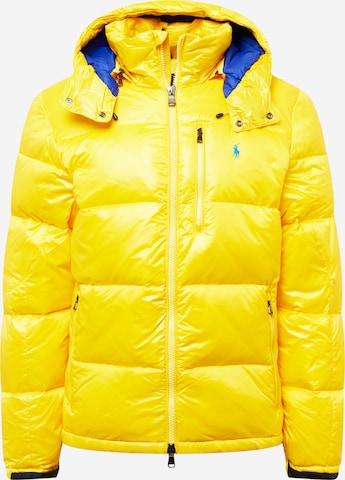 Polo Ralph Lauren Zimní bunda – žlutá: přední strana