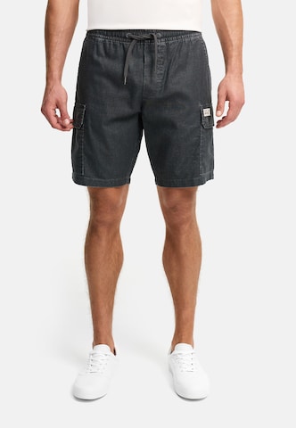 INDICODE JEANS Regular Cargobroek 'INCorry' in Grijs: voorkant