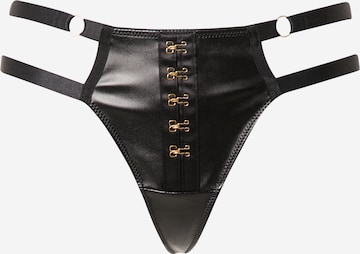 Tanga 'Vicky' de la ABOUT YOU x hunkemöller pe negru: față