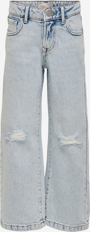 KIDS ONLY Zvonové kalhoty Džíny – modrá: přední strana
