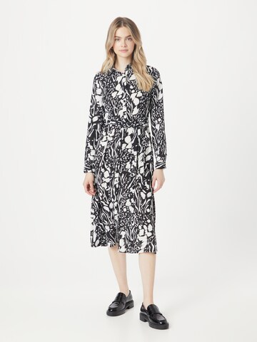 Mela London Shirt Dress in Black: front