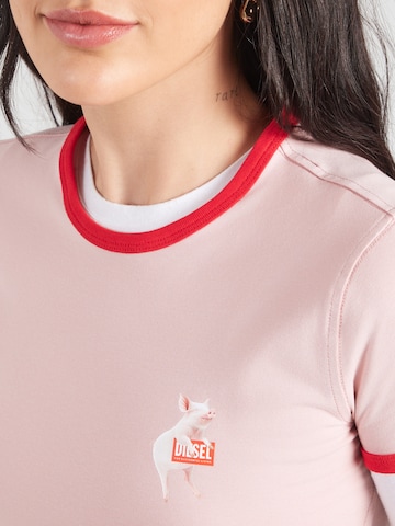 DIESEL Póló 'UNCUTIES' - rózsaszín