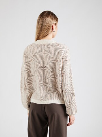 Pull-over 'PCJENNA' PIECES en blanc