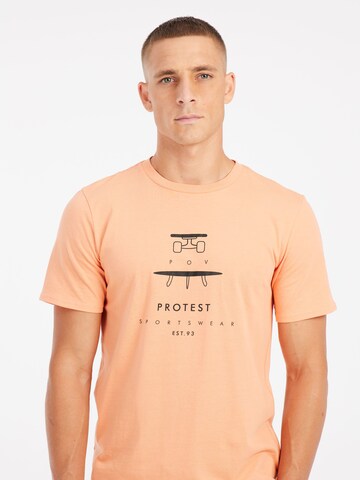 PROTEST Shirt 'PRTAndros' in Orange
