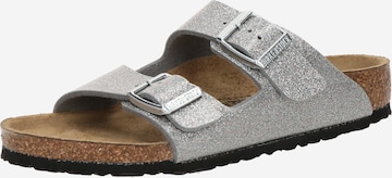 BIRKENSTOCK Öppna skor 'Arizona' i silver: framsida