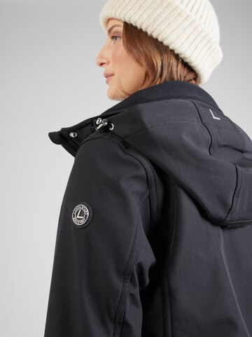 LUHTA Outdoor Jacket 'ILONIEMI' in Black