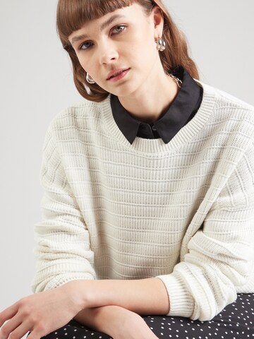 Pull-over QS en beige