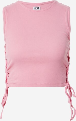 Top di BDG Urban Outfitters in rosa: frontale