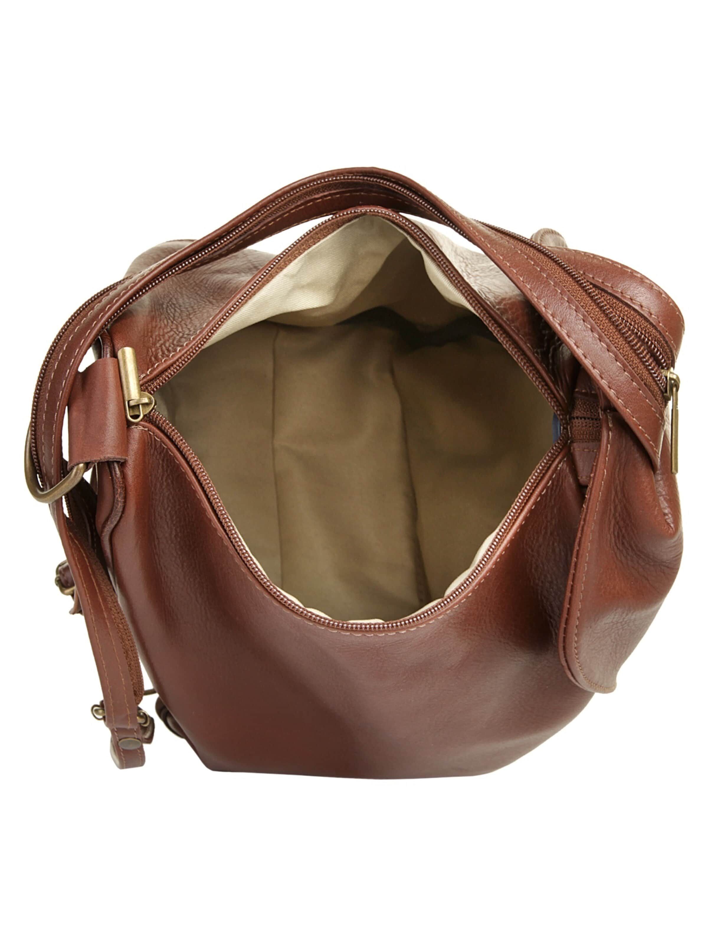 Sac à dos 'ANNA MARIA' piké en marron