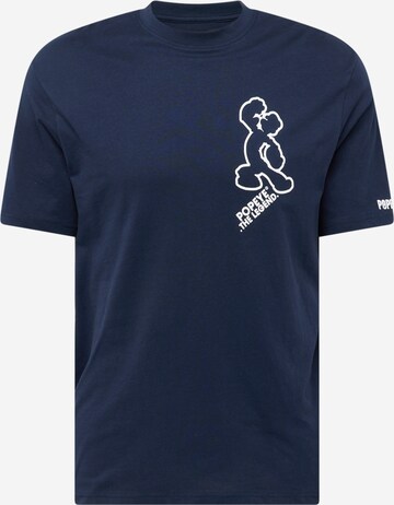 Springfield - Camiseta 'POPEYE' en azul: frente