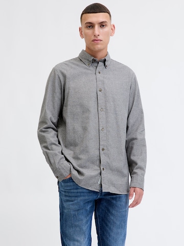 Coupe regular Chemise 'JPRBLUBARKLEY ' Jack & Jones Premium en gris