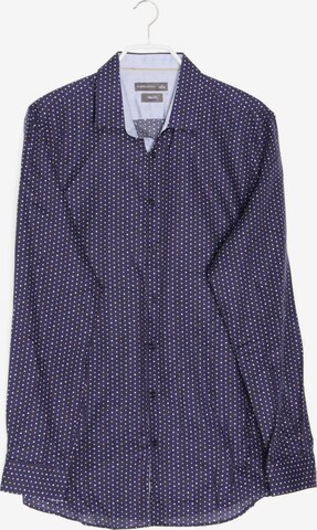 Angelo Litrico Button Up Shirt in M in Blue: front