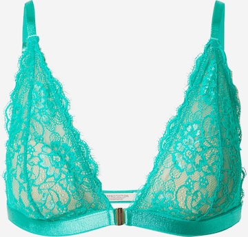 Underprotection Triangle Bra 'AMY' in Green: front