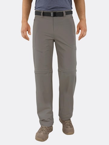 Regular Pantalon outdoor 'Daventry' normani en gris : devant