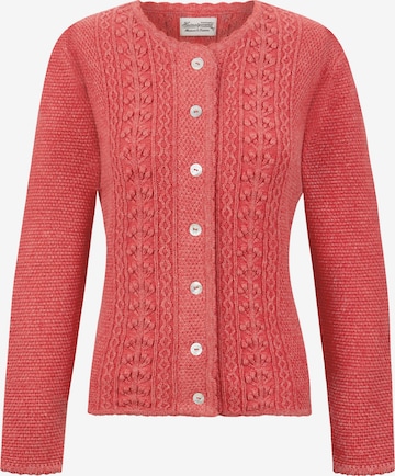 STOCKERPOINT Trachtenstrickjacke 'Mabella' in Orange: Vorderseite