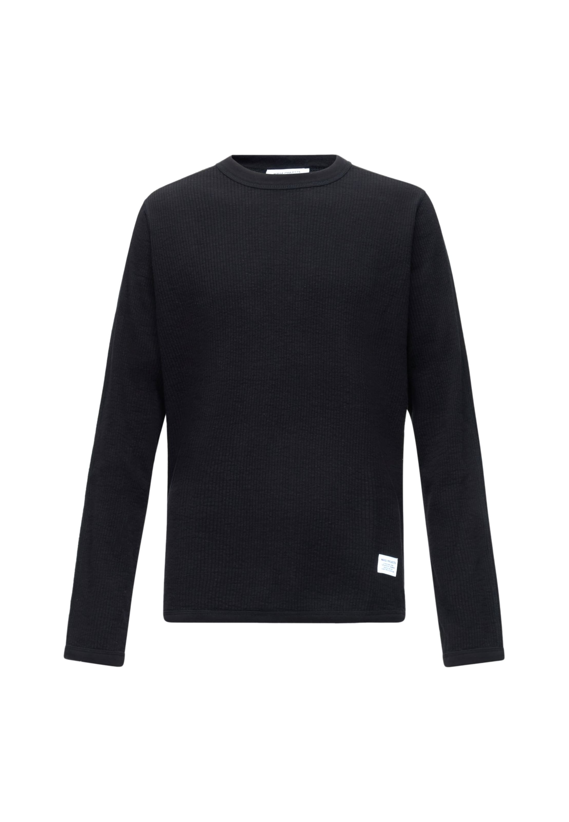 melns NORSE PROJECTS T-Krekls 'Stevns': no priekšpuses