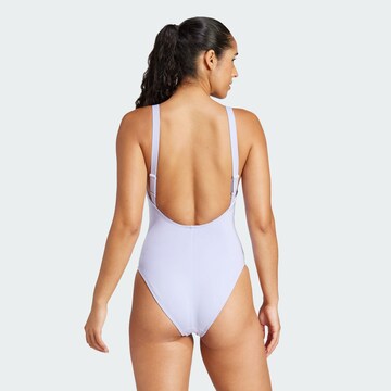 ADIDAS SPORTSWEAR Bustier Sportbadpak 'Iconisea' in Lila
