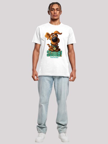 F4NT4STIC Shirt 'Puppy Scooby' in Wit