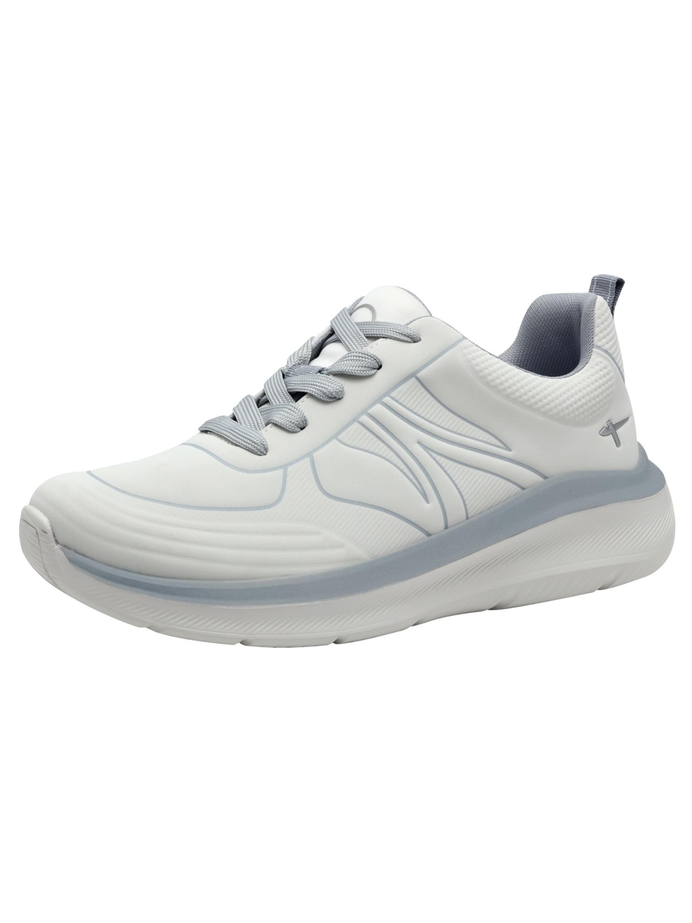 Baskets basses Tamaris en blanc : devant