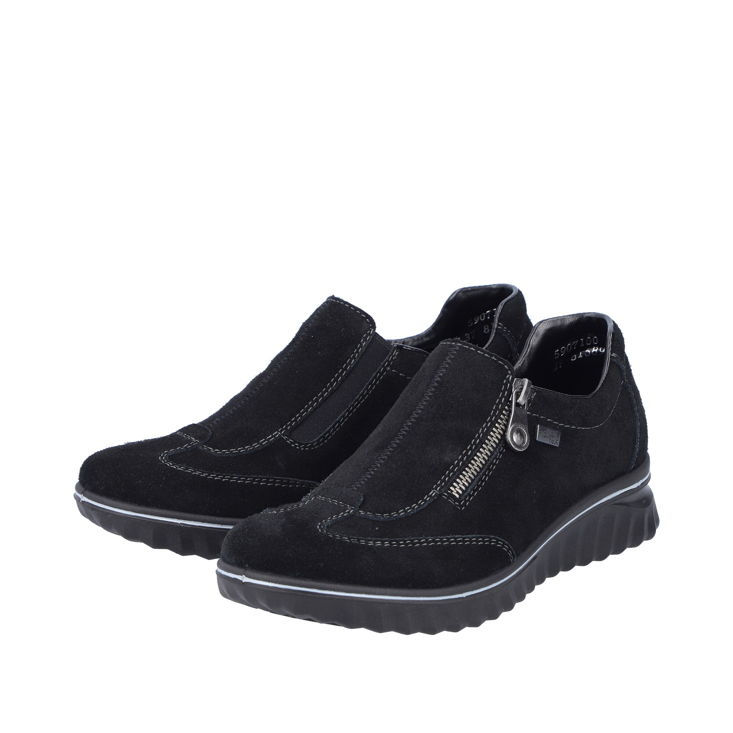 Rieker Slipper in Schwarz