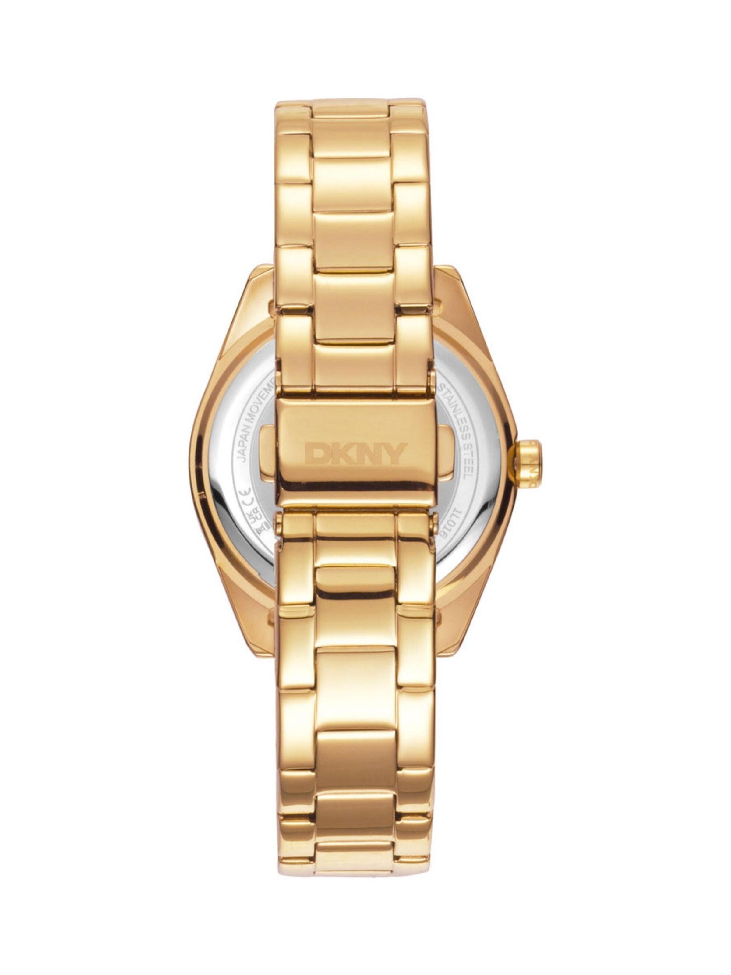 Montre à affichage analogique 'Chambers' DKNY en or